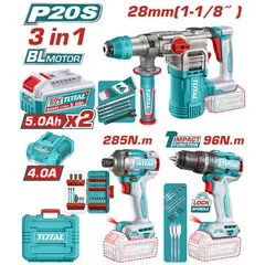 TOTAL - Kit taladro 13