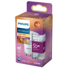 PHILIPS - Ampolleta Led 3.8 W GU10 345 lm Luz Cálida