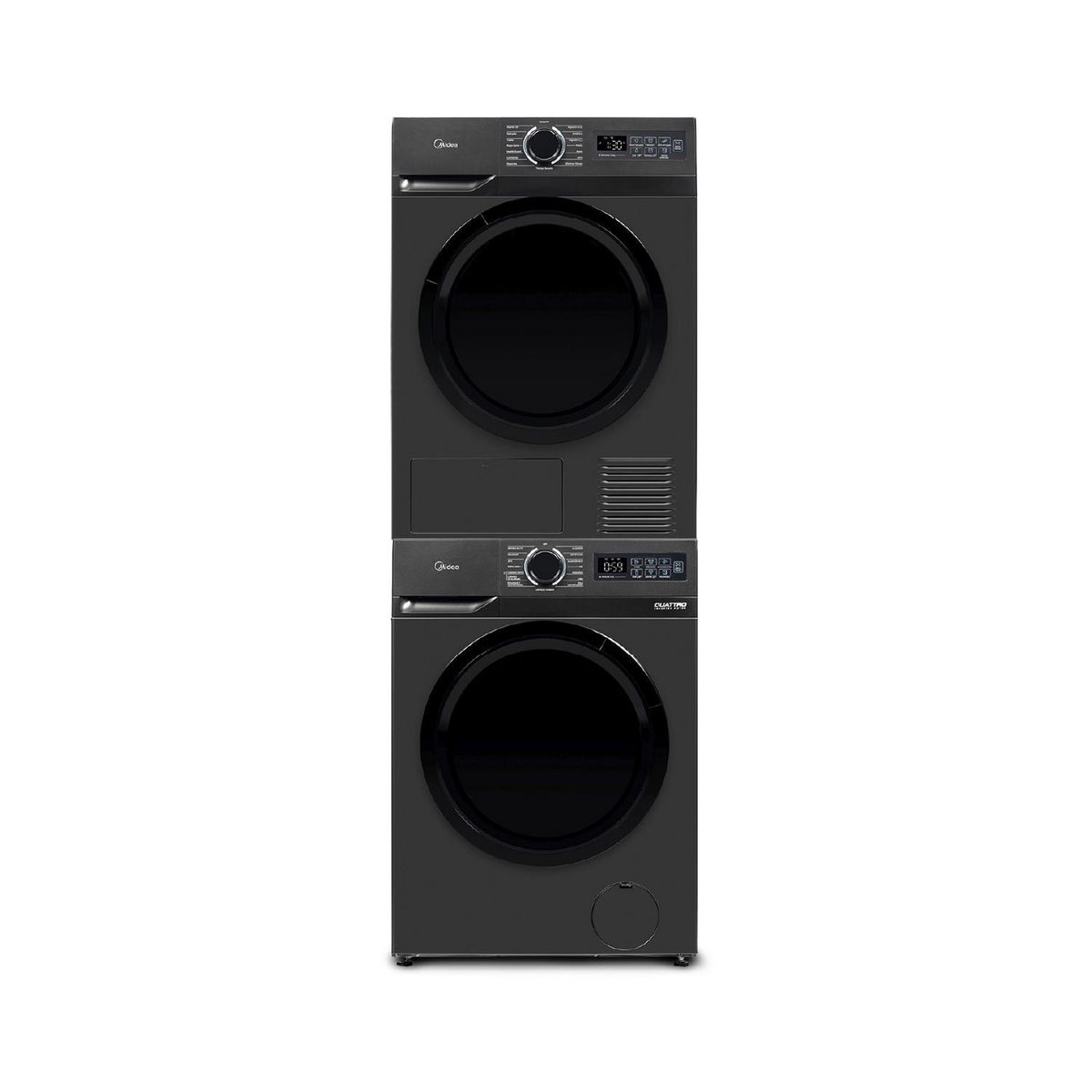 MIDEA - Lavadora-Secadora 12/10.5 kg Negro MS110W12H11T