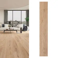 KLIPEN - Piso vinílico SPC 5.2 mm 18x121 cm New Mandala Beige 2.2 m2