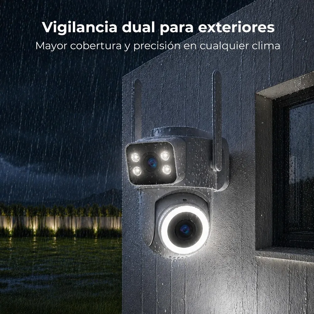 Veloti Cámara Exterior Doble Lente 4MP, foto 3