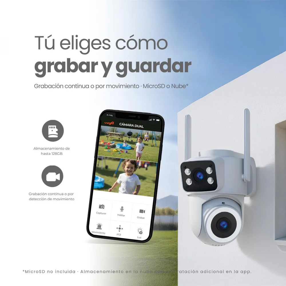 Veloti Cámara Exterior Doble Lente 4MP, foto 4