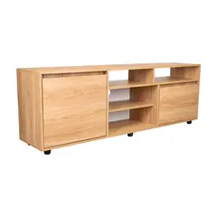 TUHOME - Rack TV 70 " Pino Fresno 160x55x35.2 cm