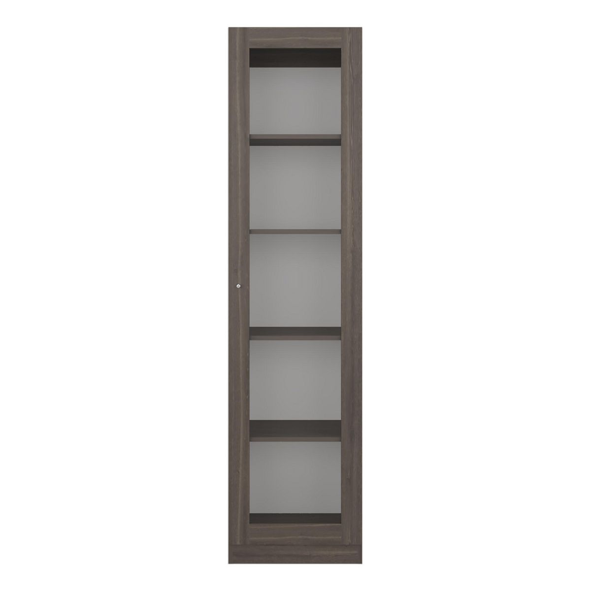 TUHOME - Vitrina 1 Puerta 180,6x45x31,3 cm Milan/Blanco