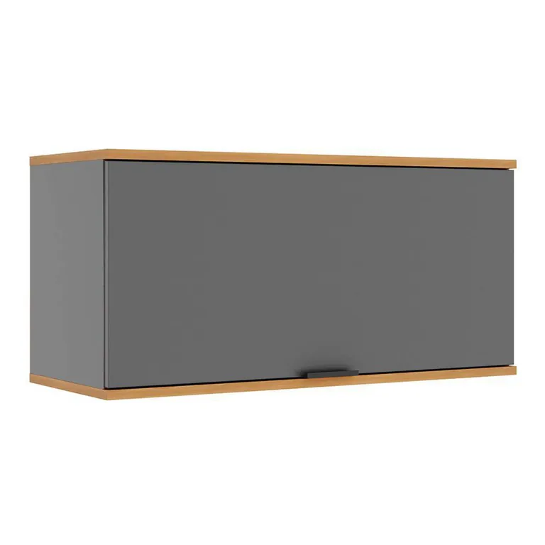 Mueble de cocina módulo aéreo castaña 80 cm 1p canela-ceniza