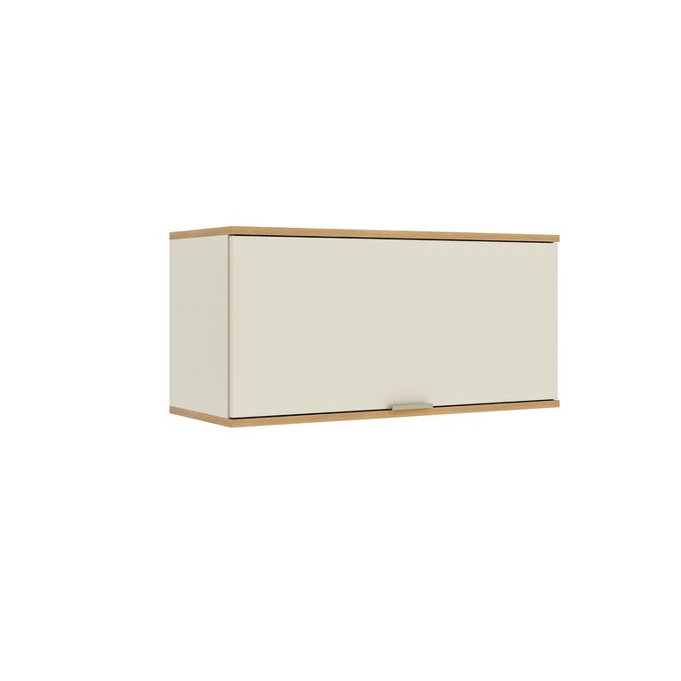 Mueble de cocina módulo aéreo castaña 80 cm 1p canela-arena