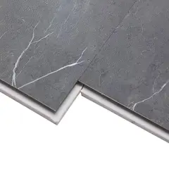 HOGA - Piso Travertino 4 mm 45x45 cm Travertino Negro Marmol 2.09 m2
