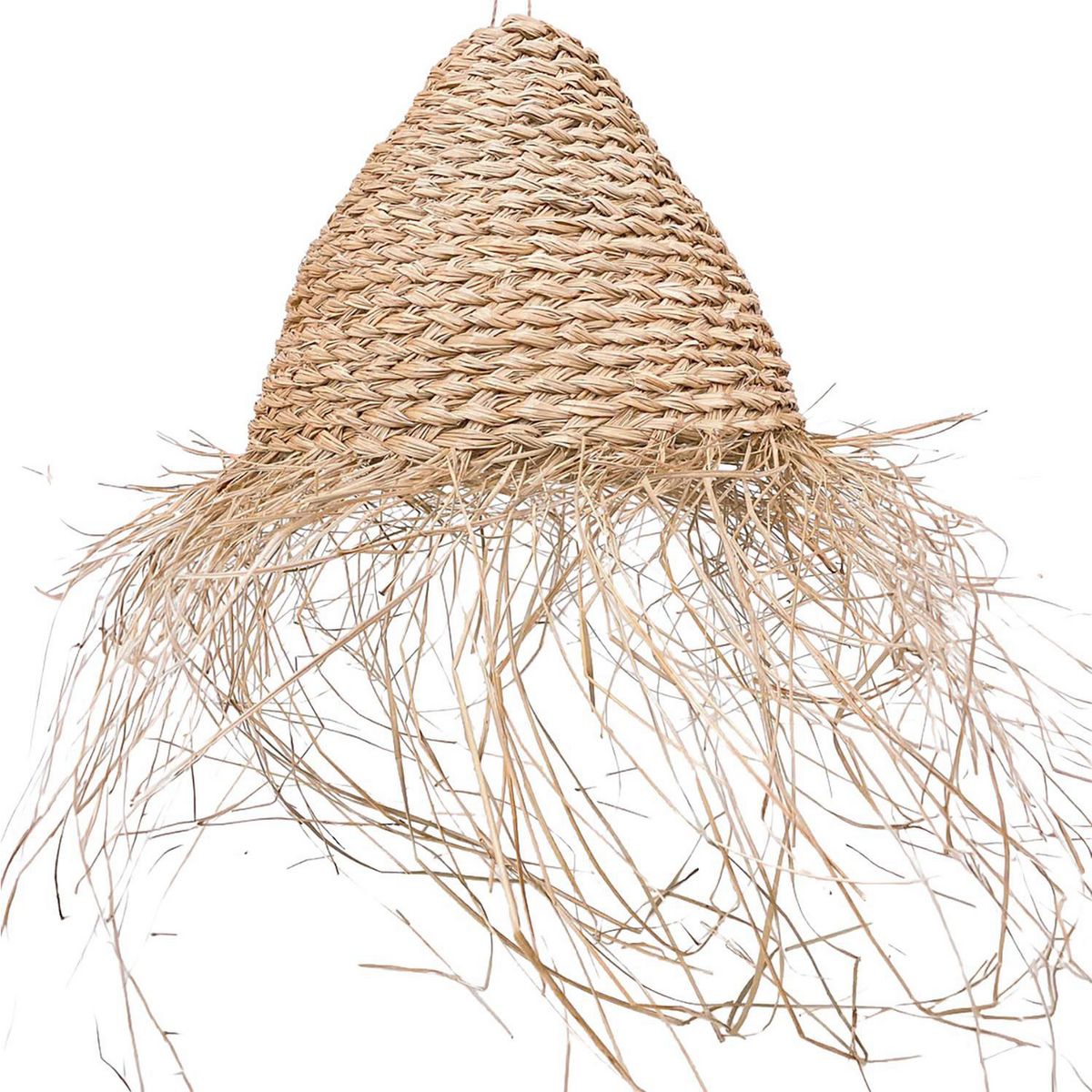DISEÑO 3 - Lampara Colgar Fibras Naturales 