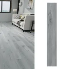 CORDILLERA - Piso Vinilico 4.5 mm 18.3x122 cm Austral Fresno Gris Gris 3.13 m2