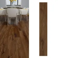 CORDILLERA - Piso Vinilico 4.5 mm 18.3x122 cm Austral Cedro Café 3.13 m2