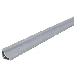 HOGA - Moldura PVC Gris 15 mm 1.5x200 cm