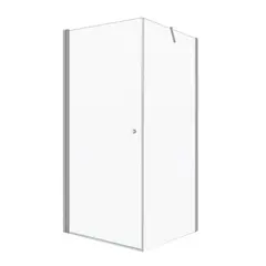 STRETTO - Mampara de Receptáculo Abatible 80x186.7 cm Vidrio Templado 6 mm