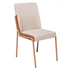 ROCA - Set 2 Sillas Palmas Canela 88x46x60 cm