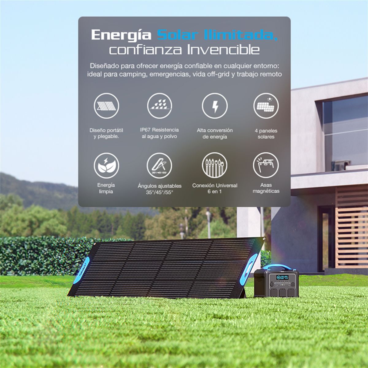 FORZA - Generador a Energia solar Partida Eléctrica 200 W 