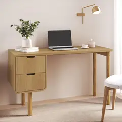 DECOCASA - Escritorio Aura Café 136x76x50 cm