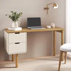 DECOCASA - Escritorio Aura Beige 136x76x50 cm