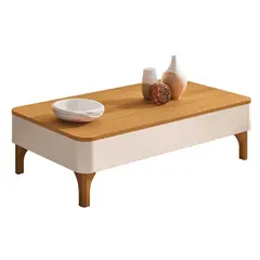 GENERICO - Mesa de Centro Niza Off White 60.5x100x32 cm