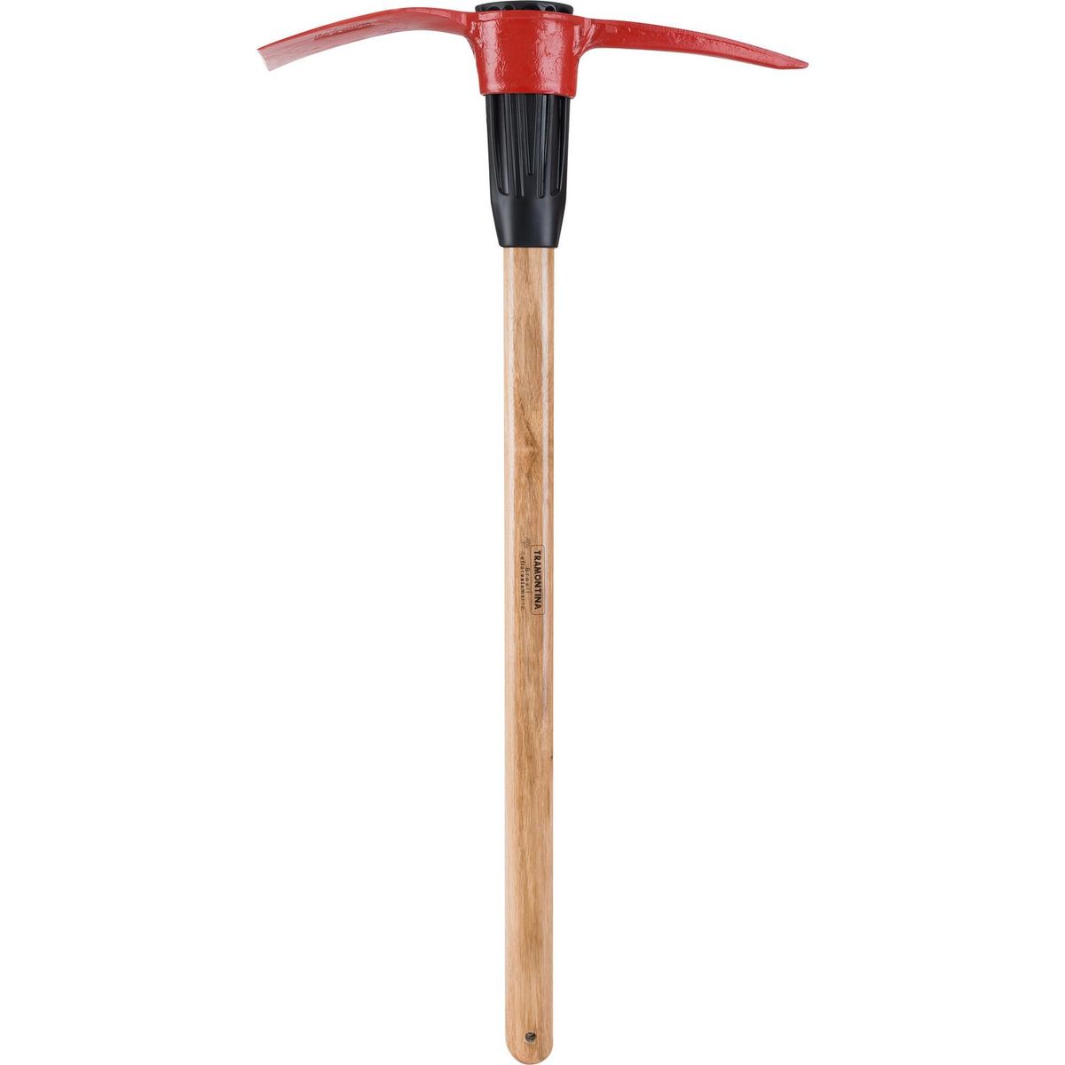 TRAMONTINA - Picota punta pala de metal rojo