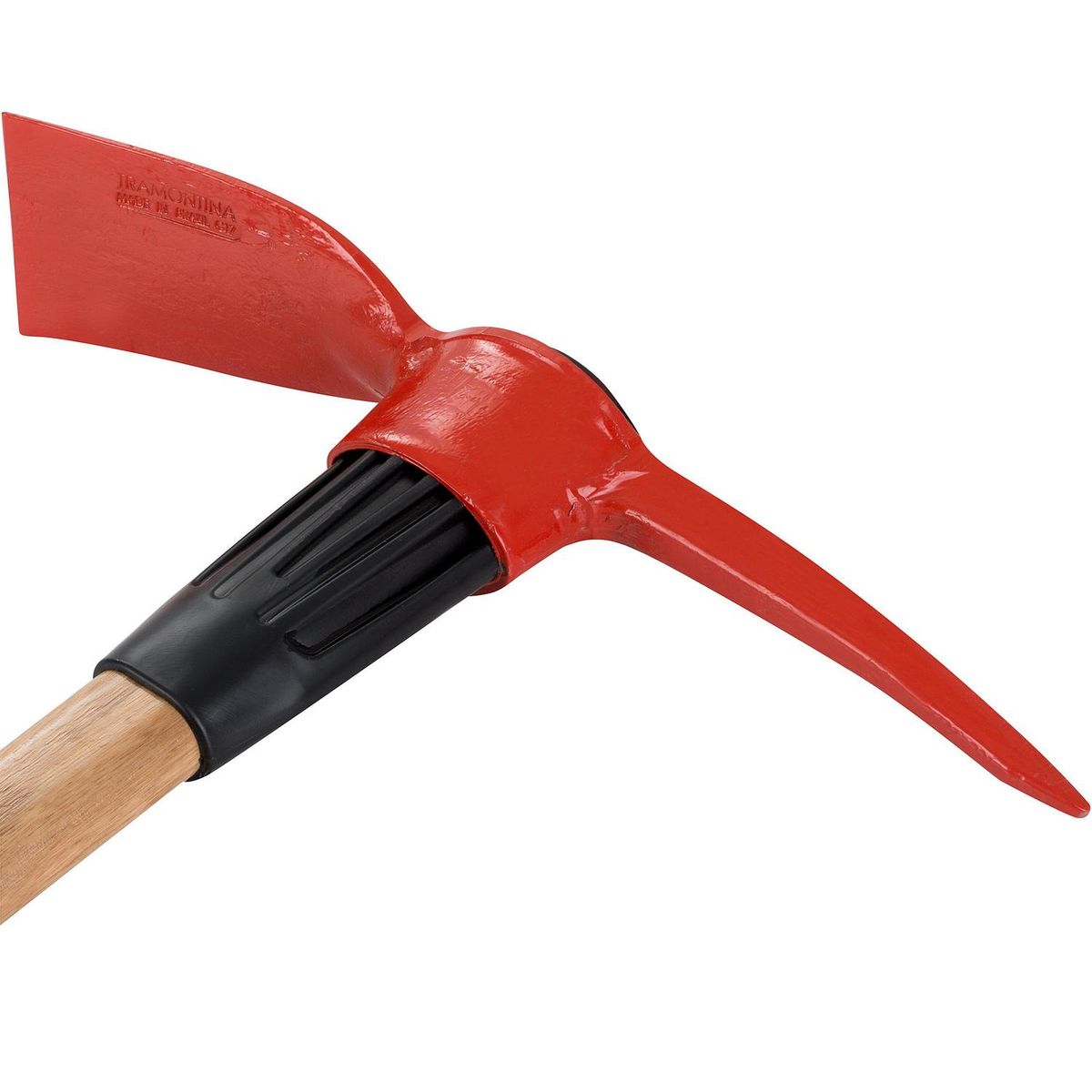 TRAMONTINA - Picota punta pala de metal rojo