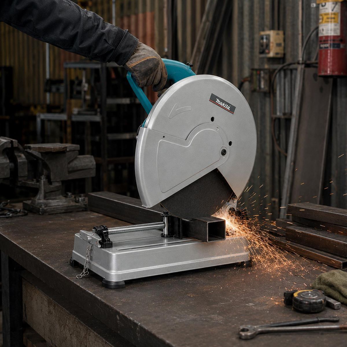 MAKITA - Tronzadora 14" 2000W 5 Discos Corte Metal 14"