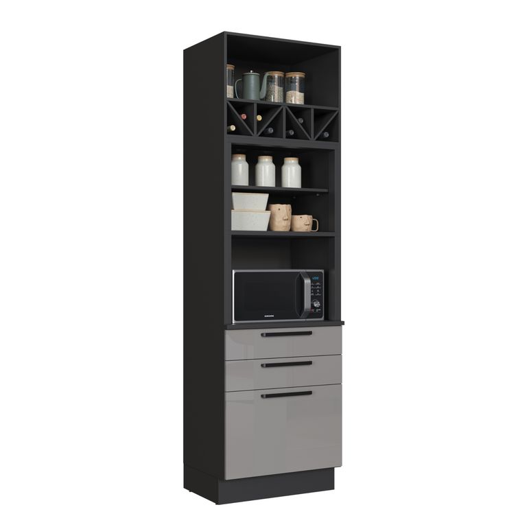 Mueble Torre de Horno Titanio 1P 3C