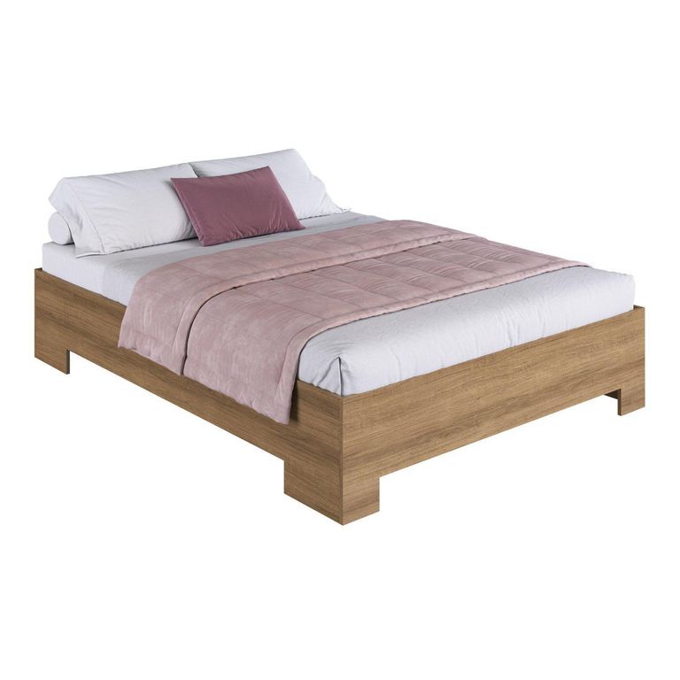Cama Xangai 2 plazas Café