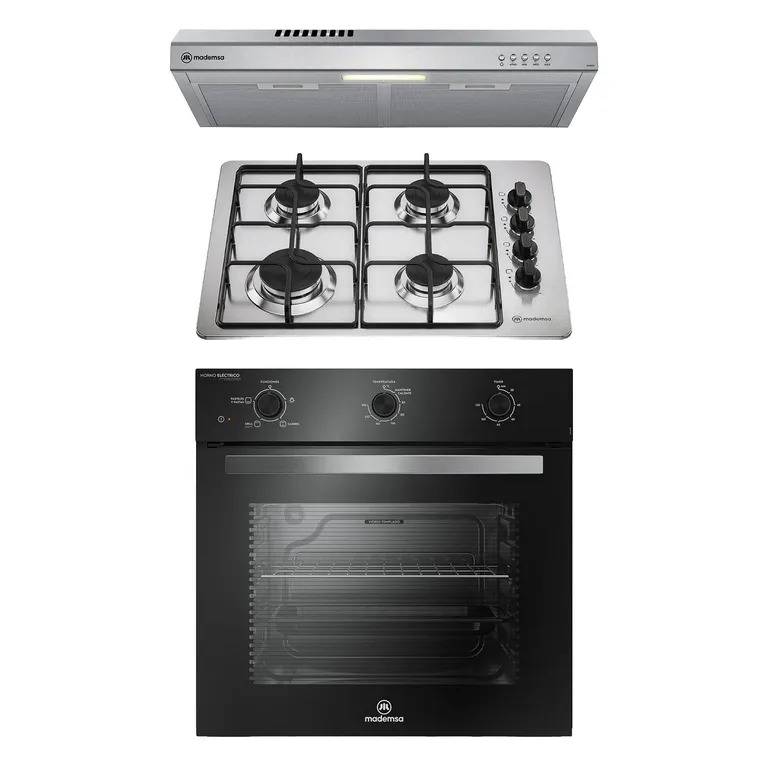 Combo Horno + Campana + Encimera OM6TB-KM4GX-DM6SS