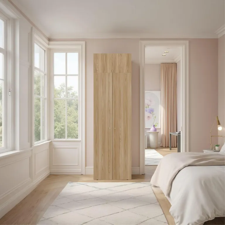 Clóset 3 Puerta(s) 7 Repisa(s) 180x200x40.2 cm Beige