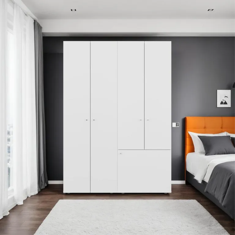 Clóset 5 Puerta(s) 6 Repisa(s) 120x200x40.2 cm Blanco