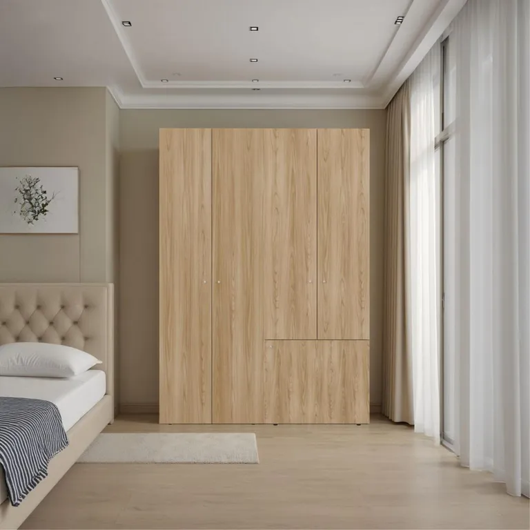 Clóset 5 Puerta(s) 6 Repisa(s) 120x200x40.2 cm Beige