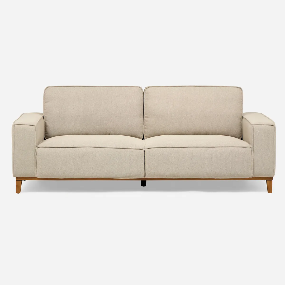 ROSEN - Sofá 3,5 cuerpos Mombasa 232x89x95 cm Beige
