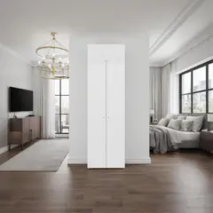 TUHOME - Clóset 3 Puerta(s) 0 Cajón(es) 4 Repisa(s) 120x170x40.2 cm Blanco