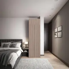 TUHOME - Clóset 3 Puerta(s) 4 Repisa(s) 120x170x40.2 cm Café