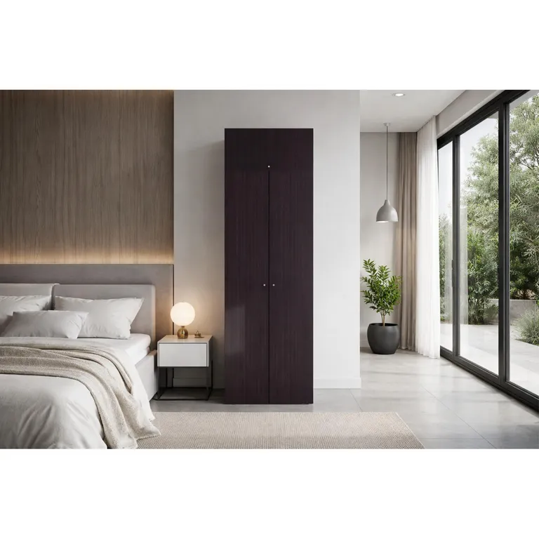 Clóset 3 Puerta(s) 4 Repisa(s) 120x170x40.2 cm Café