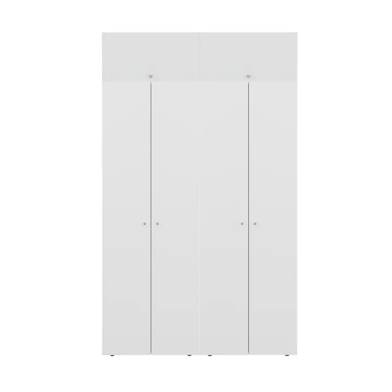 Clóset 6 Puerta(s) 3 Repisa(s) 60x200x40.2 cm Blanco