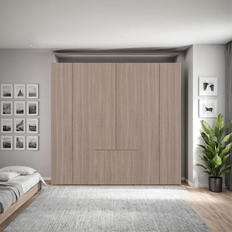 Clóset 7 Puerta(s) 4 Repisa(s) 120x200x40.2 cm Bardolino