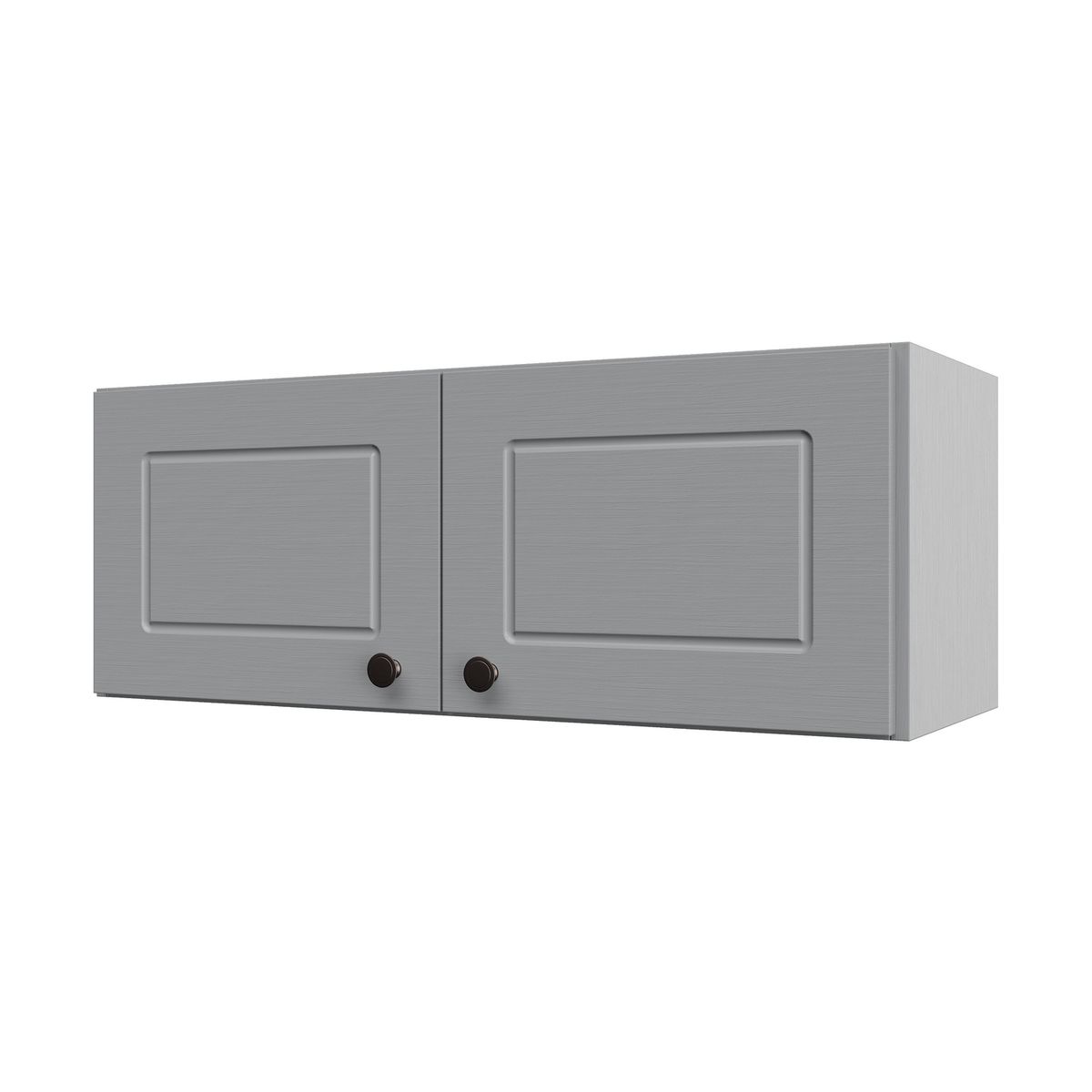 HOME MOBILI - Mueble Americana Eco Aereo 2 Puertas Gris Home Mobili