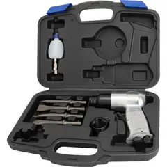 GENERICO - Kit martillo neumatico 150mm maleta con 9pcs