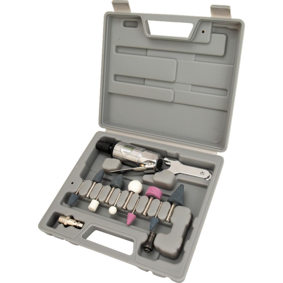 GENERICO - Kit mini esmeriladora neumatica con 16pcs