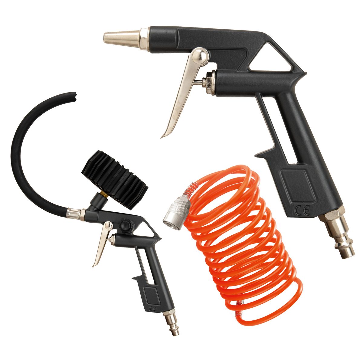 GENERICO - Kit de pistolas de pintar y pulverizadora con copa por 5pcs