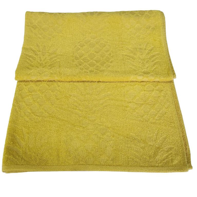Toalla Playa Pineapple 42 gr Algodón 100x180 cm Amarillo