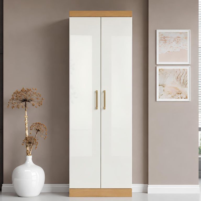 Clóset 2 Puerta(s) 4 Repisa(s) 60x182.5x36.8 cm Atacama/Off White