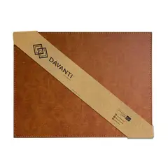DAVANTI - Set 4 Individuales Rectangular 42x32 cm Clasic Habano
