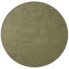 DAVANTI - Individual Redonda 37x37 cm Clasic Verde