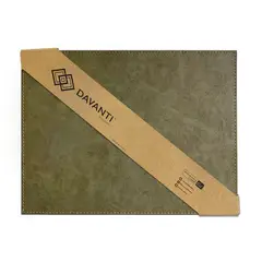 DAVANTI - Set 4 Individuales Rectangular 42x32 cm Clasic Verde