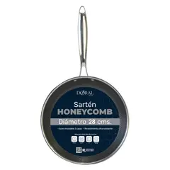 DORAL - Sartén 28 cm Acero inoxidable Plateado
