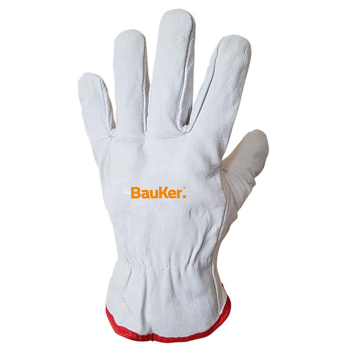 Guante Cabritilla de Cuero L Blanco, marca BAUKER - Foto Principal