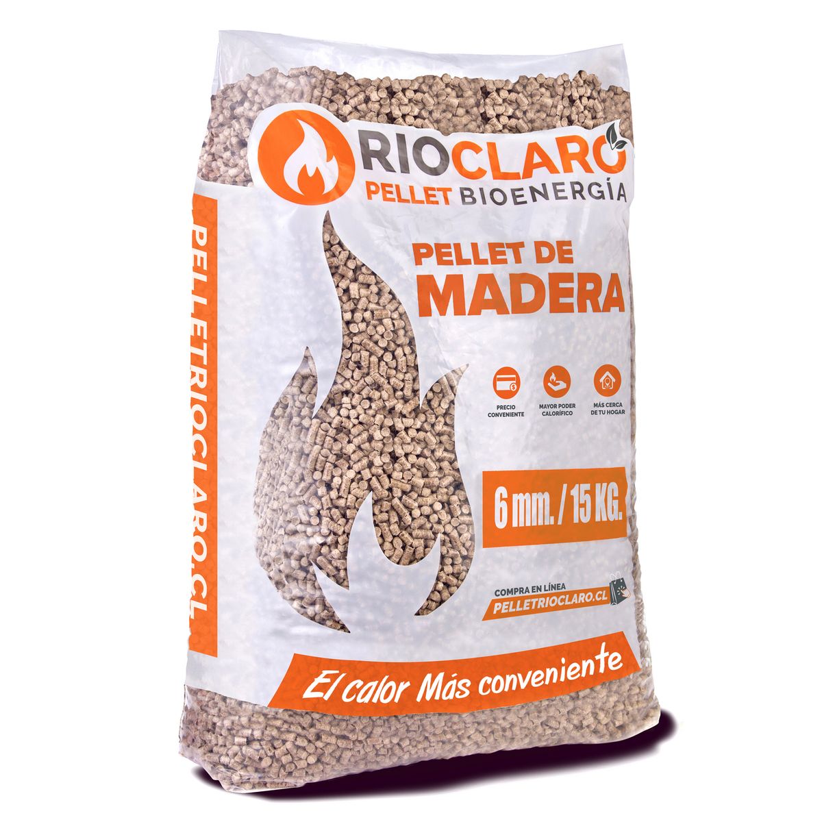 GENERICO - Pellet de Madera 15 kg