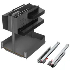 DUCASSE - Organizador extraible 45 cm 2 nivel