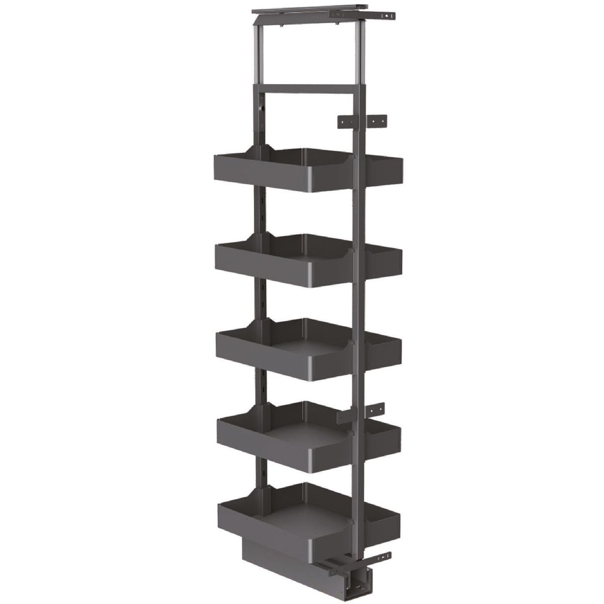 DUCASSE - Despensa extraible 5 niveles 30 cm x 175 cm
